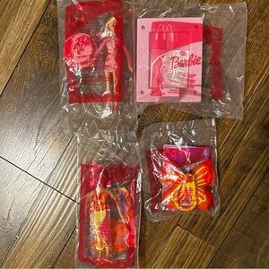 NWT 2002 Barbie McDonalds Happy Meal Toys New in Pkg Sealed (lot of 4)‎
